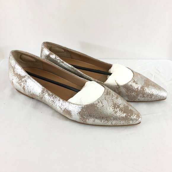 dr scholls silver flats